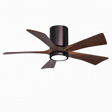 Ventilateur Plafond Irene 5HLK 107cm Bronze brossé Noyer ATLAS FAN IR5HLK-BB-WA-42