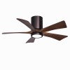 Ventilateur Plafond Irene 5HLK 107cm Bronze brossé Noyer ATLAS FAN IR5HLK-BB-WA-42