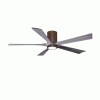 Ventilateur Plafond Irene 5HLK 152cm Noyer Bois vieilli ATLAS FAN IR5HLK-WN-BW-60