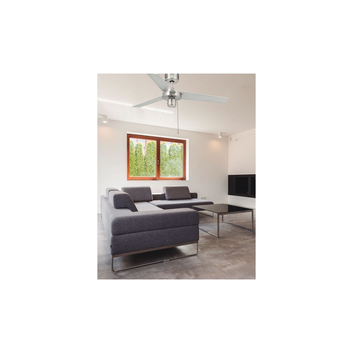 Ventilateur Plafond Eco Genuino 152cm Noyer