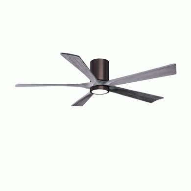 Ventilateur Plafond Irene 5HLK 152cm Bronze brossé Bois vieilli ATLAS FAN IR5HLK-BB-BW-60