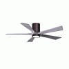 Ventilateur Plafond Irene 5HLK 132cm Bronze brossé Bois vieilli ATLAS FAN IR5HLK-BB-BW-52