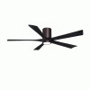 Ventilateur Plafond Irene 5HLK 152cm Bronze brossé Noir ATLAS FAN IR5HLK-BB-BK-60