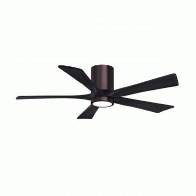 Ventilateur Plafond Irene 5HLK 132cm Bronze brossé Noir ATLAS FAN IR5HLK-BB-BK-52