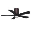 Ventilateur Plafond Irene 5HLK 107cm Bronze brossé Noir ATLAS FAN IR5HLK-BB-BK-42