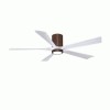 Ventilateur Plafond Irene 5HLK 152cm Noyer Blanc ATLAS FAN IR5HLK-WN-MWH-60