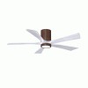 Ventilateur Plafond Irene 5HLK 132cm Noyer Blanc ATLAS FAN IR5HLK-WN-MWH-52