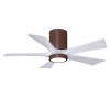 Ventilateur Plafond Irene 5HLK 107cm Noyer Blanc ATLAS FAN IR5HLK-WN-MWH-42