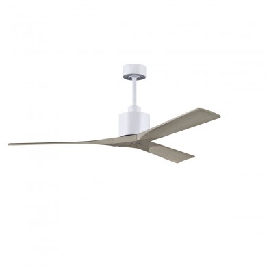 Ventilateur Plafond Nan 152cm Blanc Frêne gris ATLAS FAN NK-WH-GA-60