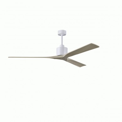 Ventilateur Plafond Nan XL 183cm Blanc Frêne gris ATLAS FAN NKXL-WH-GA-72