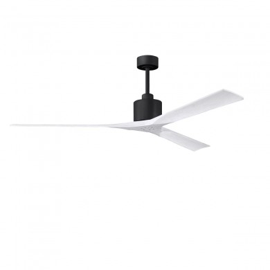 Ventilateur Plafond Nan XL 183cm Noir Blanc ATLAS FAN NKXL-BK-WH-72