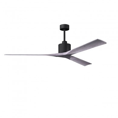 Ventilateur Plafond Nan XL 183cm Noir Bois vieilli ATLAS FAN NKXL-BK-BW-72