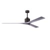 Ventilateur Plafond Nan XL 183cm Bronze Bois vieilli ATLAS FAN NKXL-TB-BW-72