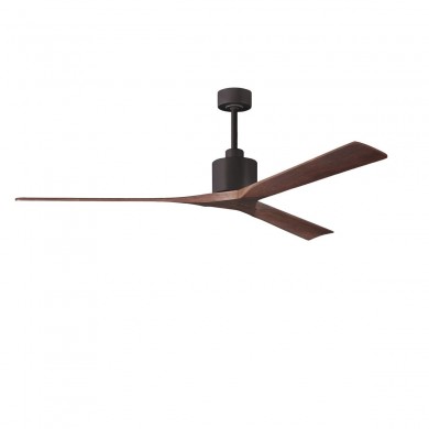 Ventilateur Plafond Nan XL 183cm Bronze Noyer ATLAS FAN NKXL-TB-WN-72