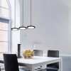 Suspension Tray 3x10W SMD LED Noir Mat TRIO LIGHTING 340910332
