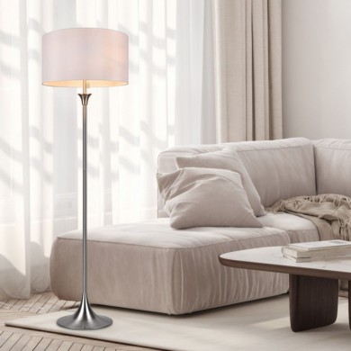 Lampadaire Sabia 3x40W E27 Nickel Mat TRIO LIGHTING 415700307