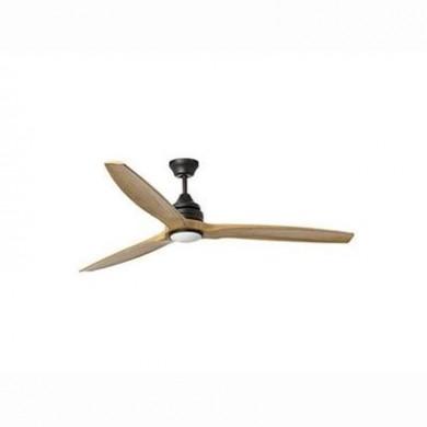 Ventilateur Plafond Alo 152cm Faro Noir Bois Naturel FARO 33719