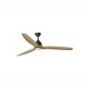 Ventilateur Plafond Alo 152cm Faro Noir Bois Naturel FARO 33719