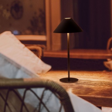 Lampe à poser extérieure Sirina 4W LED Noir LD_PX-0566-NEG PX-0566-NEG Lampe à poser extérieure Sirina 4W LED Noir FORLIGHT PX-0566-NEG