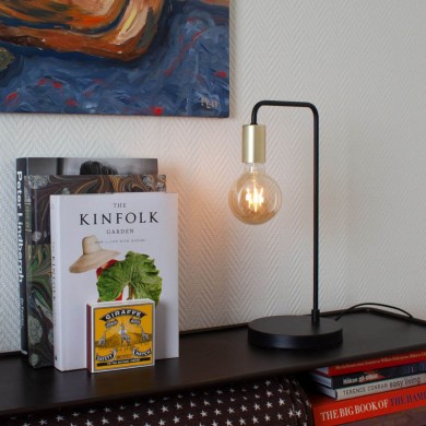Lampe Fondi 1x40W E27 Noir By Rydéns 4000610-4002