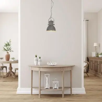 Suspension SALFORD 1x60W E27 GRIS CIMENT BRILLIANT 93590/70