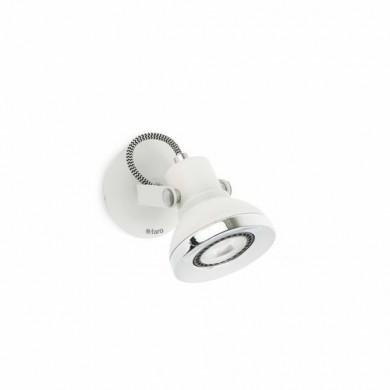 Applique Murale Blanc Gu10 Led 8W Ring 1 FARO 40550