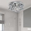 Plafonnier Salle de Bain Hanna 4x3W G9 Chrome L380 SEARCHLIGHT 2204-4CC