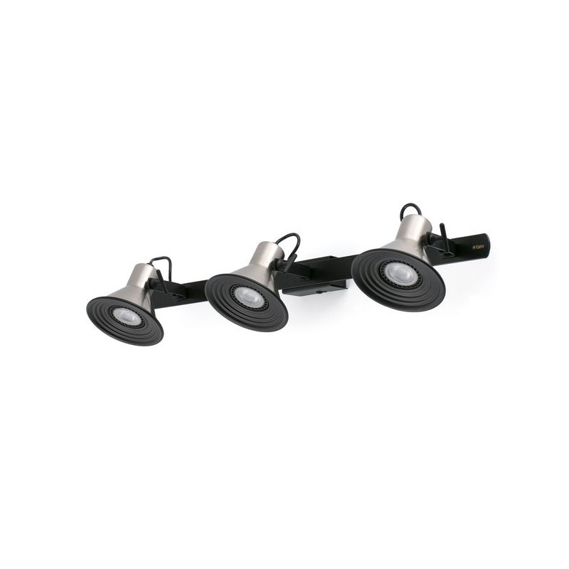 Applique Murale Cup Nickel Satiné 3 X GU10 LED 50W FAR_40587 40587 Applique Murale Cup Nickel Satiné 3 X GU10 LED 50W FARO 40587