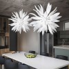 Suspension LEAVES Blanc 8x40W IDEAL LUX 111957