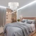 Lustre OPERA SP4 Blanc Chromé 60W max