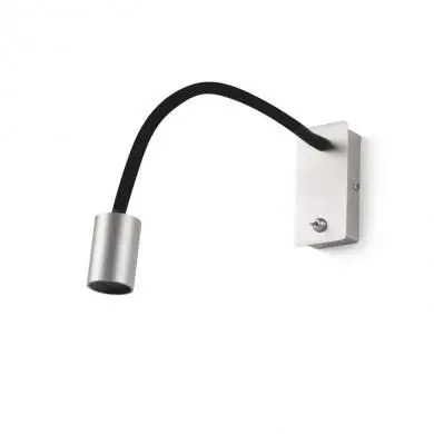 Applique Leser Nickel Satiné LED 5W 3000K 300lm IP20 FARO 41026