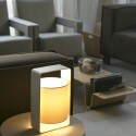 Lampe de Table Blanc Abat Jour Beige E27 20W Lula P