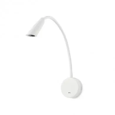 Applique Boken Blanc LED 3W 3000K 150lm IP20 FARO 41031