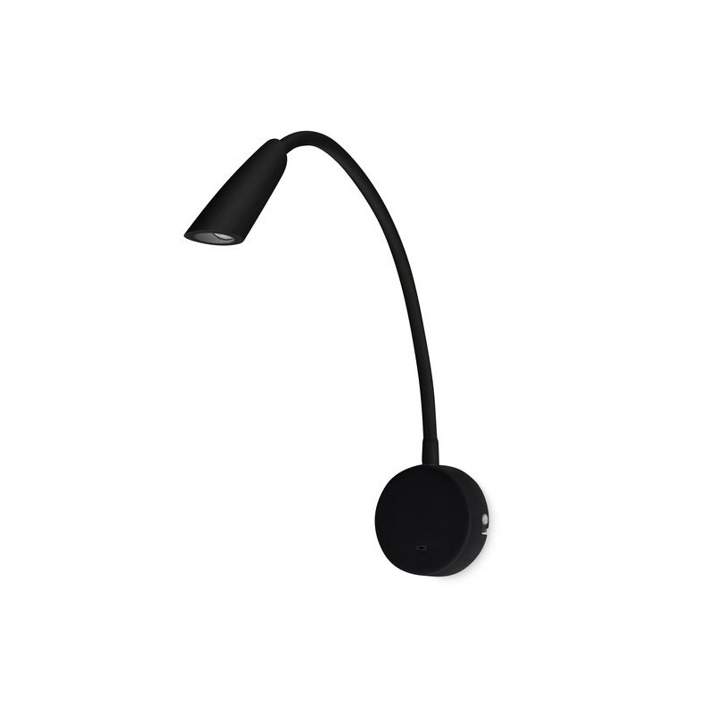 Applique Boken Noir LED 3W 3000K 150lm IP20 FARO 41032