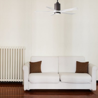 Ventilateur plafond avec lumière Patricia 132cm Bronze Blanc ATLAS FAN PA5-TB-MWH-52