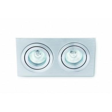 Encastrable gris 2 x 50W PLANO 2 FARO 43384