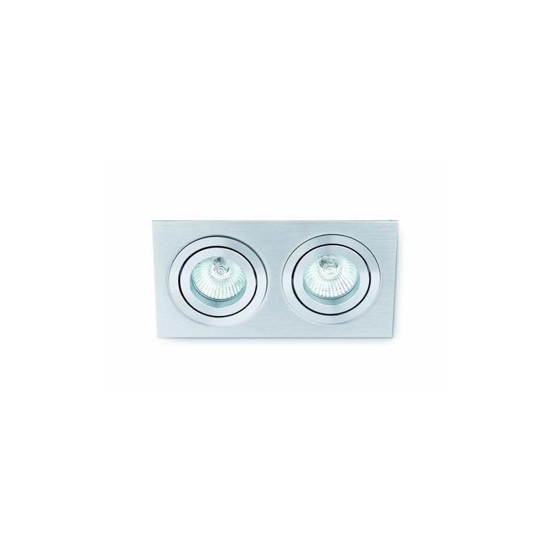 Encastrable gris 2 x 50W PLANO 2 FARO 43384