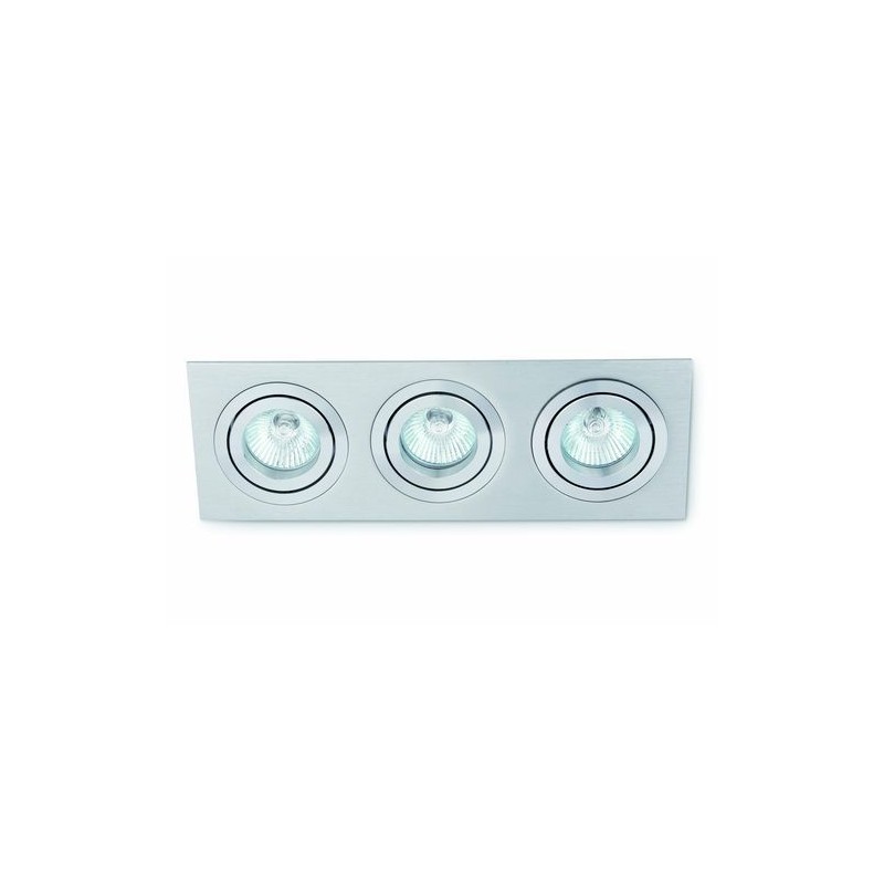 Spot Encastrable gris 3x50W PLANO3 FARO 43386