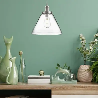 Suspension Pyramid 1x10W E27 Chrome SEARCHLIGHT 3228CC