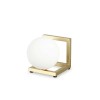 Lampe Boule Angolo 1x28W G9 Laiton IDEAL LUX 284361