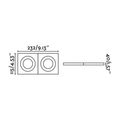 Spot Encastré Argon FARO 43403