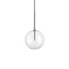 Suspension Boule Equinoxe 1x2W G4 Chromé D200 IDEAL LUX 306544