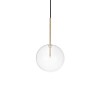 Suspension Boule Equinoxe 1x2W G4 Laiton D200 IDEAL LUX 277387