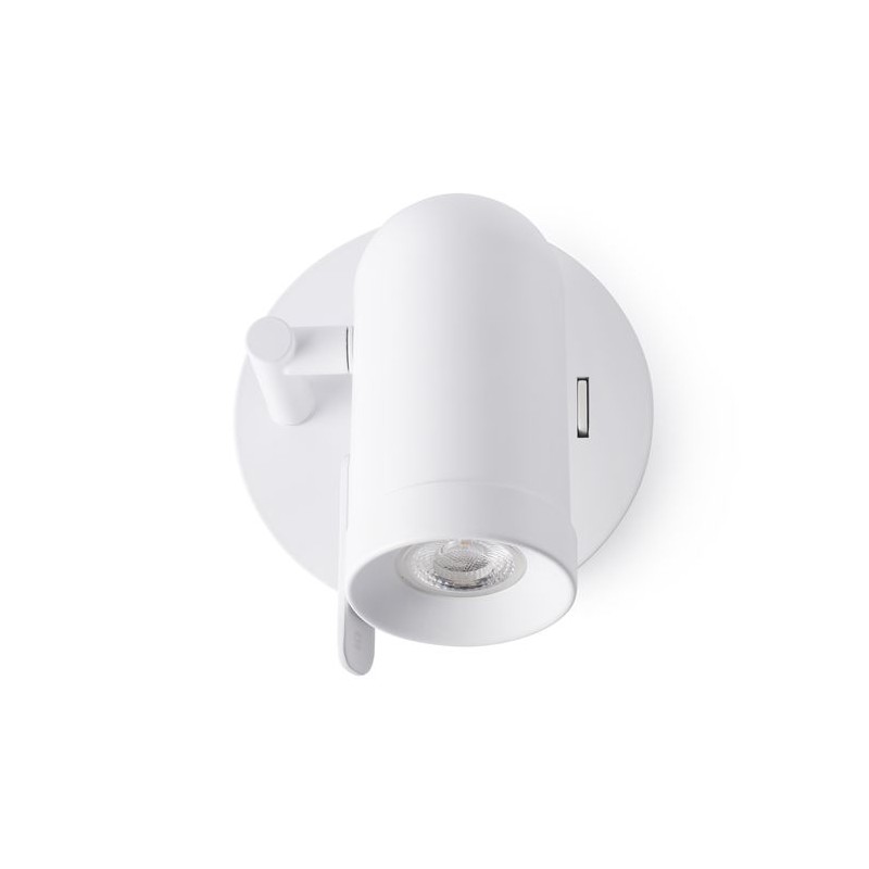 Applique Murale Orleans Blanc 1xGU10 Max. 8W LED FARO 43520