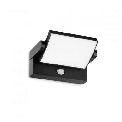 Applique Extérieure Swipe 1x21W LED Noir avec Détecteur IDEAL LUX 287737