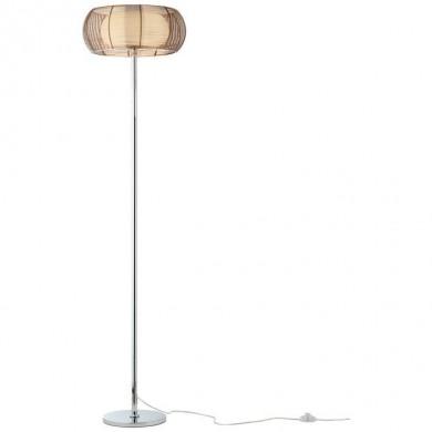 Lampadaire RELAX 2x30W E27 Brun-chrome BRILLIANT 61158/53