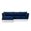 Canapé d'angle gauche Agate Bleu Roi Pieds Métal Doré BOUTICA DESIGN MIC_LC_2_F1_AGATE2
