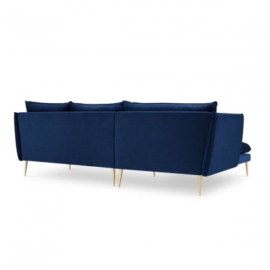 Canapé d'angle gauche Agate Bleu Roi Pieds Métal Doré BOUTICA DESIGN MIC_LC_2_F1_AGATE2