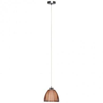 Suspension RELAX 1x60W E27 Brun-chrome BRILLIANT 61170/53