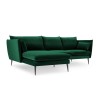 Canapé d'angle gauche Agate Vert Bouteille Pieds Métal Noir BOUTICA DESIGN MIC_LC_2_F2_AGATE5